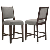 Orleans Furniture - Coaster - Bedford Fabric Upholstered Counter Chair Grey (Set of 2) - 183471