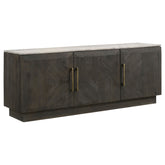 Orleans Furniture - Coaster - Dennis 3-door Marble Top Sideboard Buffet Tobacco Grey - 190655