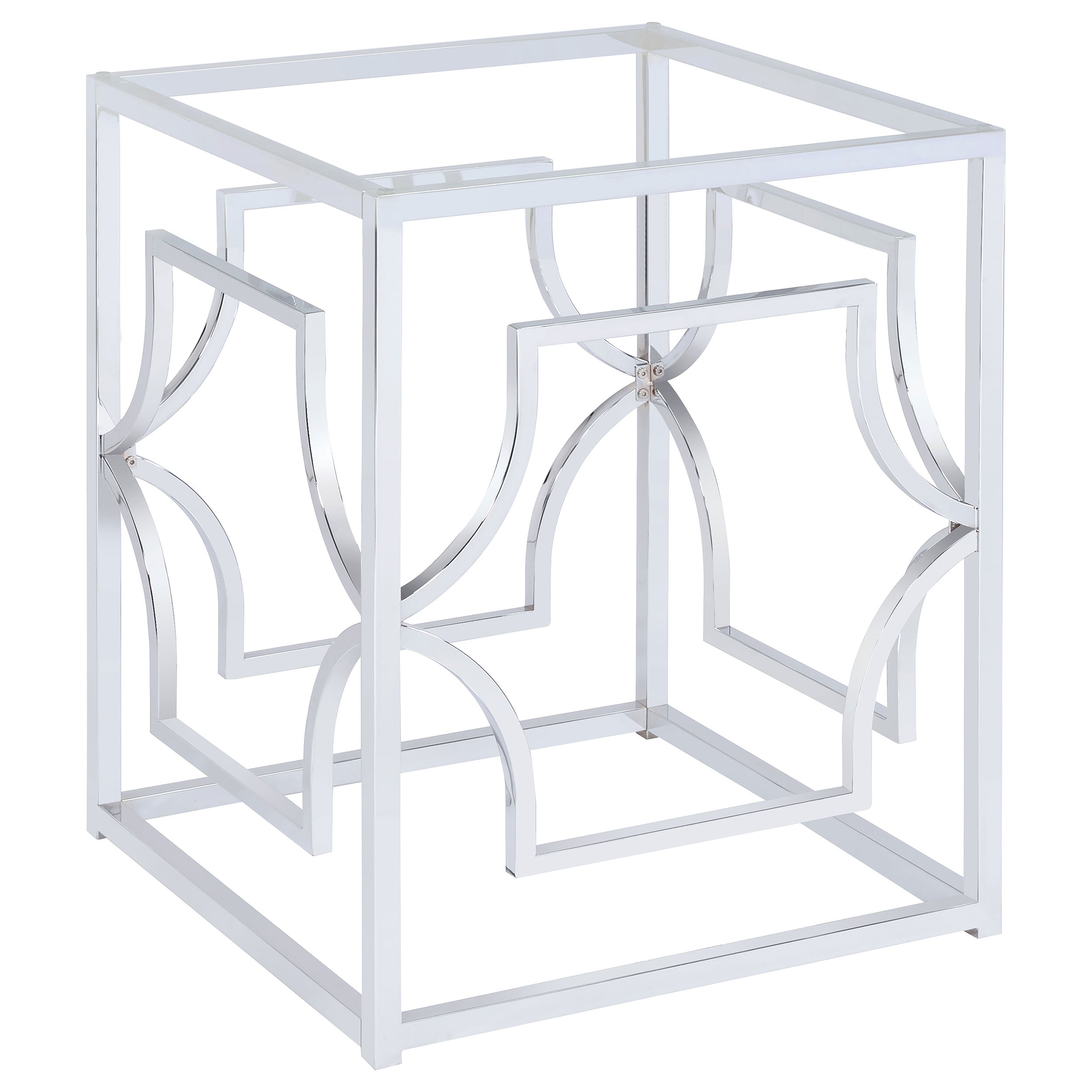 Orleans Furniture - Coaster - Starlight Square Metal Dining Table Base Chrome - 192561