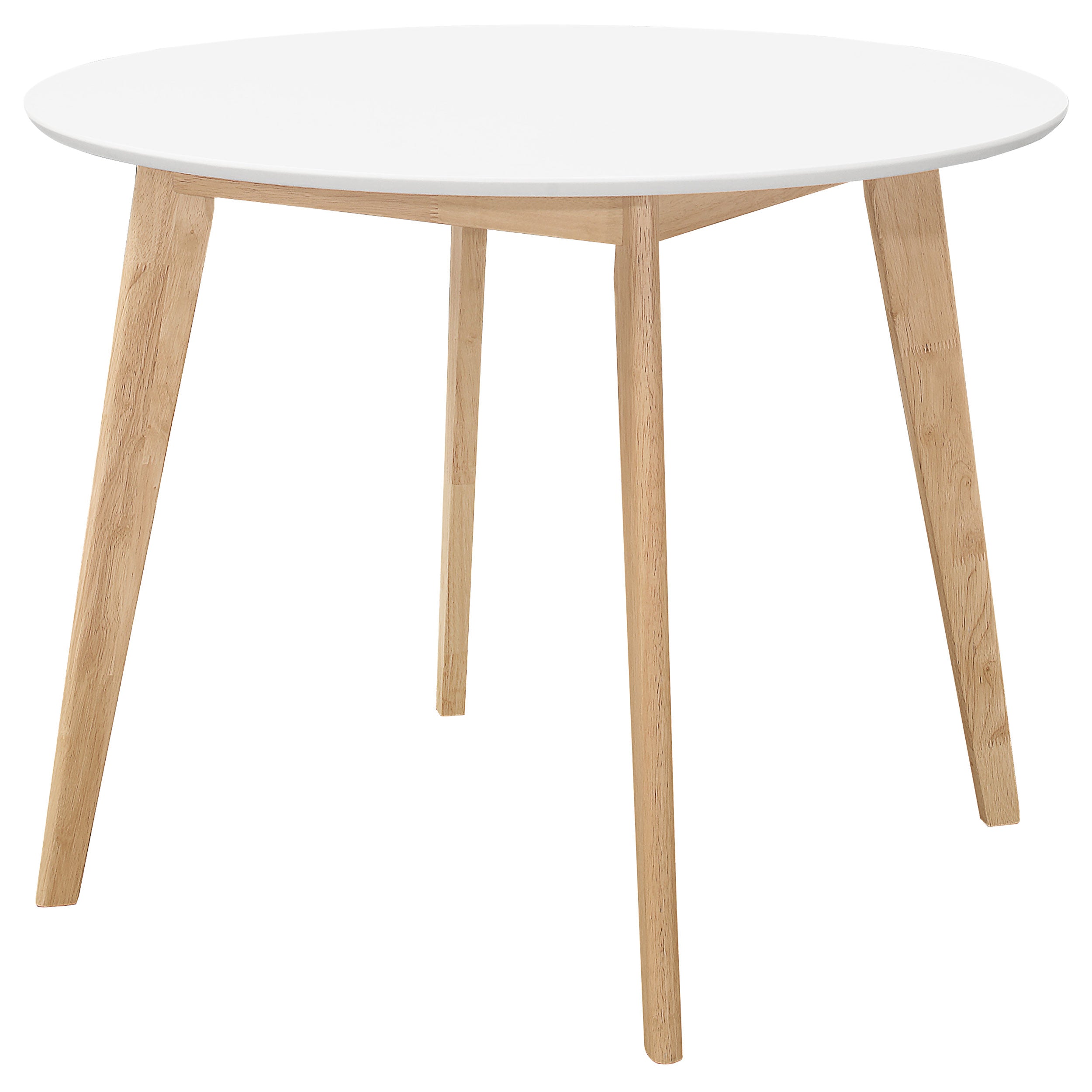 Orleans Furniture - Coaster - Breckenridge Round 40-inch Round Dining Table Matte White - 192790