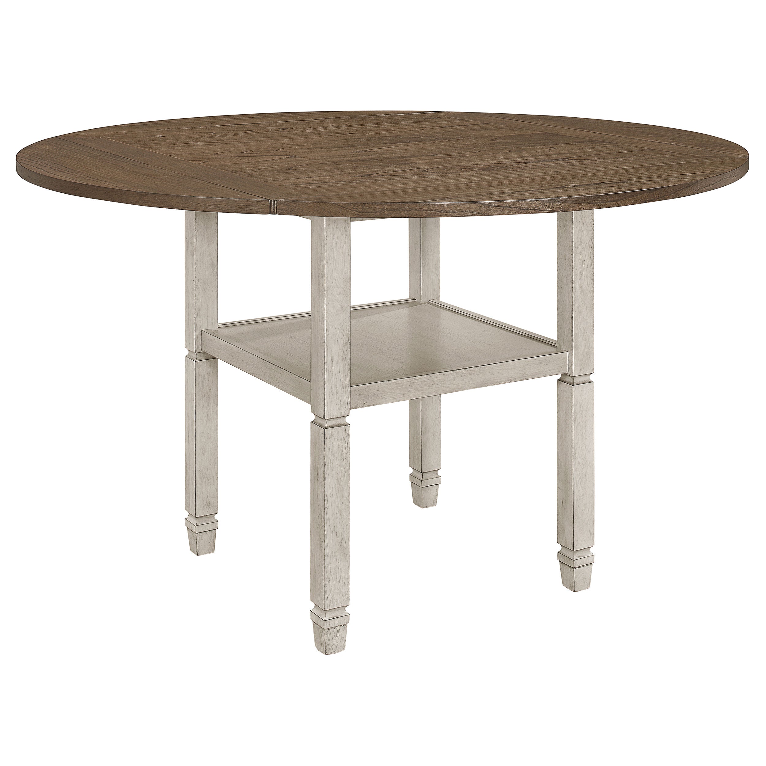 Orleans Furniture - Coaster - Sarasota 60-inch Extension Counter Dining Table Rustic Cream - 192818