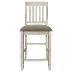 Sarasota Wood Counter Chair Rustic Cream (Set of 2)