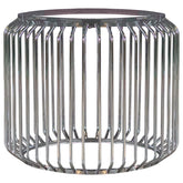 Orleans Furniture - Coaster - Veena Round Metal Dining Table Base Chrome - 193430