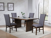 Orleans Furniture - Coaster - Sherwood 5-piece Rectangular Dining Table Set Brown - 193591-S5