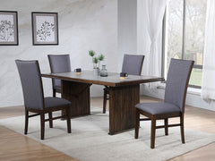 Orleans Furniture - Coaster - Sherwood 5-piece Rectangular Dining Table Set Brown - 193591-S5