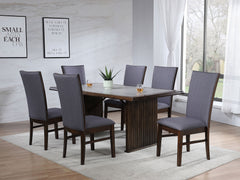 Orleans Furniture - Coaster - Sherwood 7-piece Rectangular Dining Table Set Brown - 193591-S7