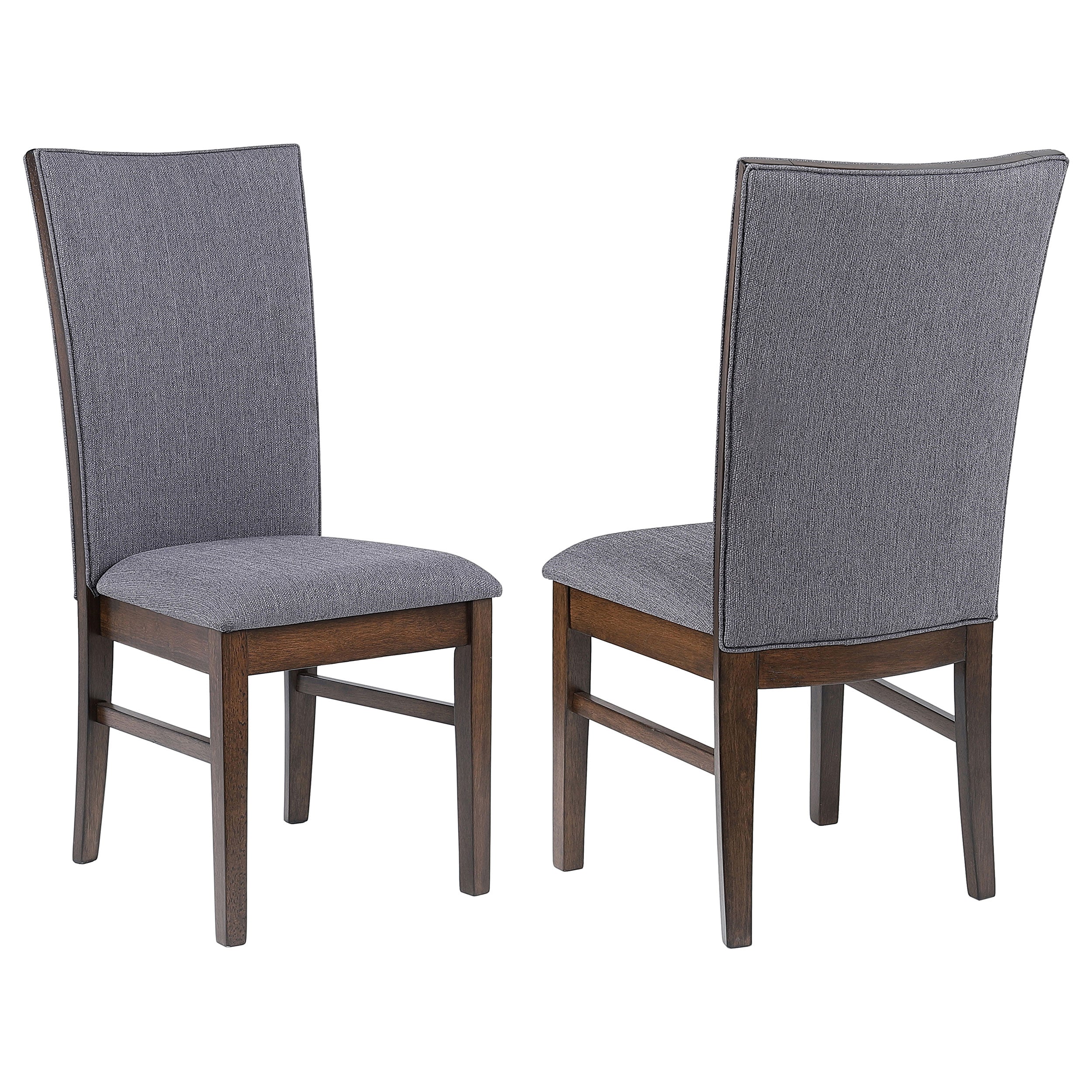 Orleans Furniture - Coaster - Sherwood Upholstered Dining Side Chair Grey (Set of 2) - 193592