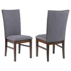 Orleans Furniture - Coaster - Sherwood Upholstered Dining Side Chair Grey (Set of 2) - 193592