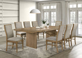 Orleans Furniture - Coaster - Adina 9-piece Extension Dining Set Distressed Light Brown - 193611-S9