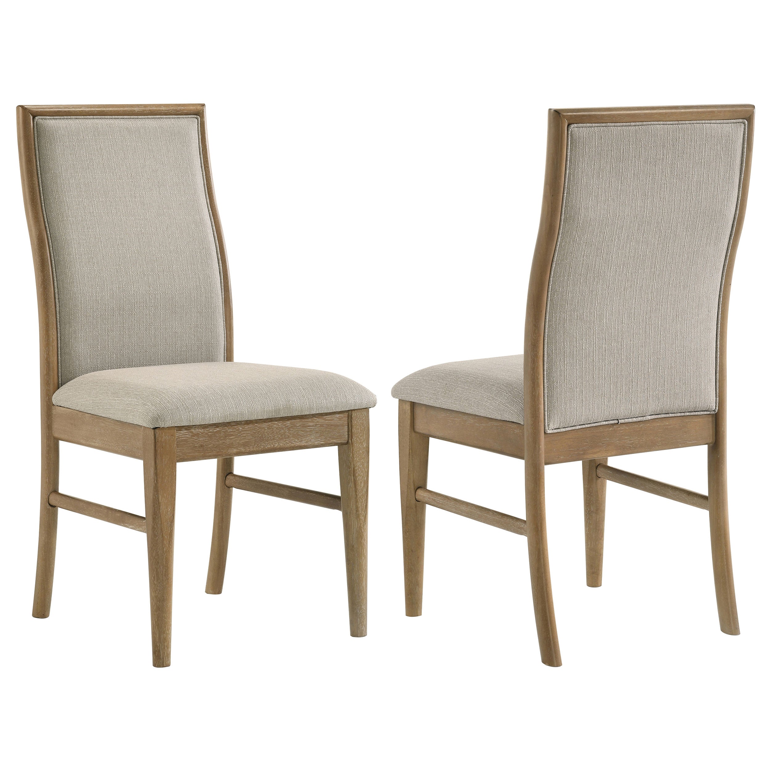 Orleans Furniture - Coaster - Adina Upholstered Dining Side Chair Barley (Set of 2) - 193612