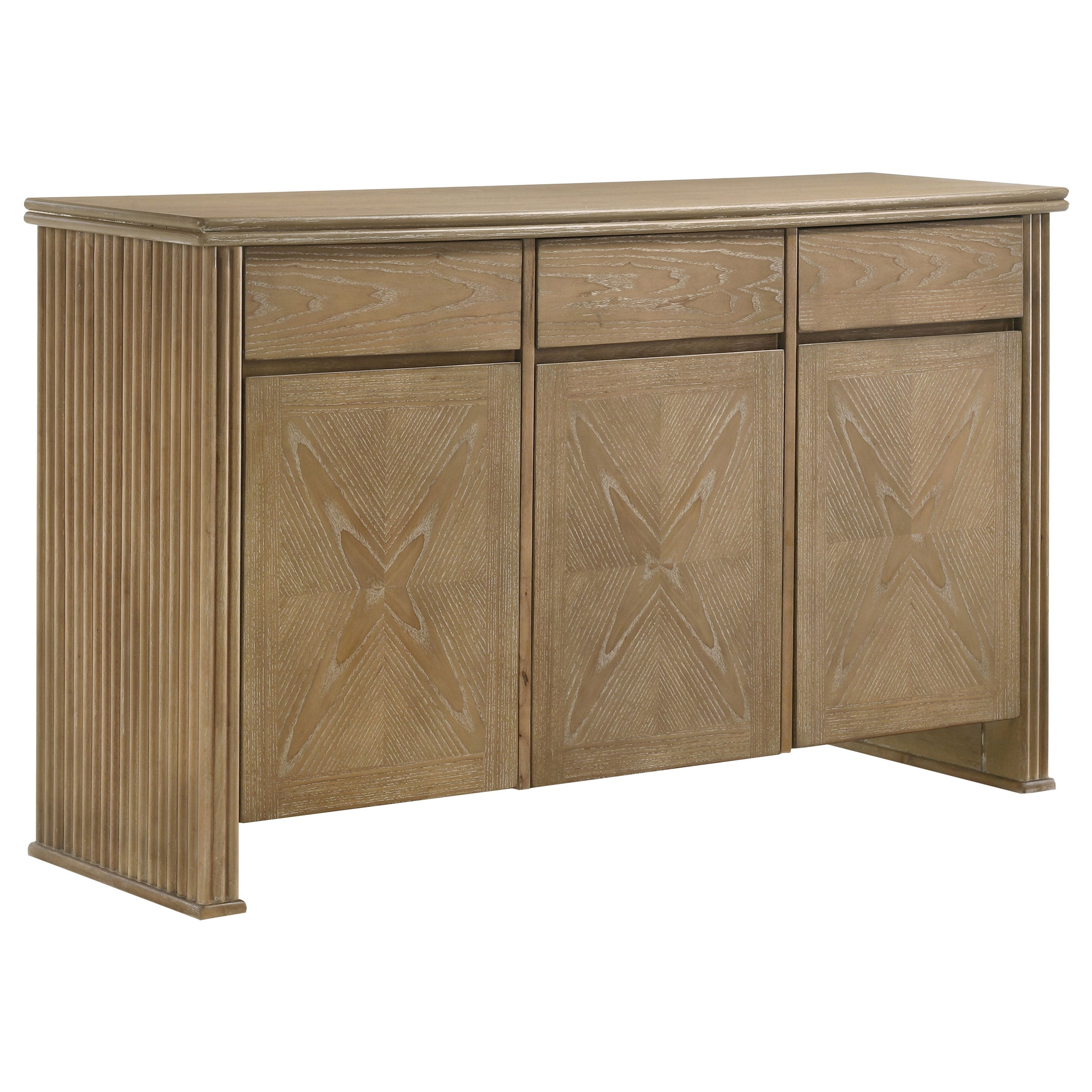 Orleans Furniture - Coaster - Adina 2-door 59-inch Sideboard Server Distressed Light Brown - 193615