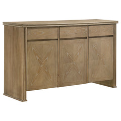 Orleans Furniture - Coaster - Adina 2-door 59-inch Sideboard Server Distressed Light Brown - 193615