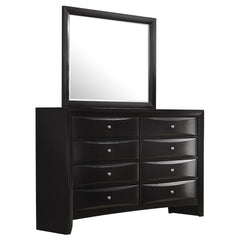 Orleans Furniture - Coaster - Briana 8-drawer Dresser with Mirror Black - 200703M