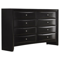 Orleans Furniture - Coaster - Briana 8-drawer Dresser Black - 200703