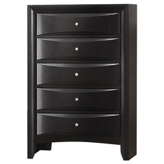 Orleans Furniture - Coaster - Briana 5-drawer Bedroom Chest Black - 200705