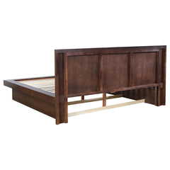 Jessica 6-piece Eastern King LED Bedroom Set Cappuccino