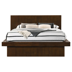 Orleans Furniture - Coaster - Jessica Wood Queen LED Panel Bed Cappuccino - 200711Q