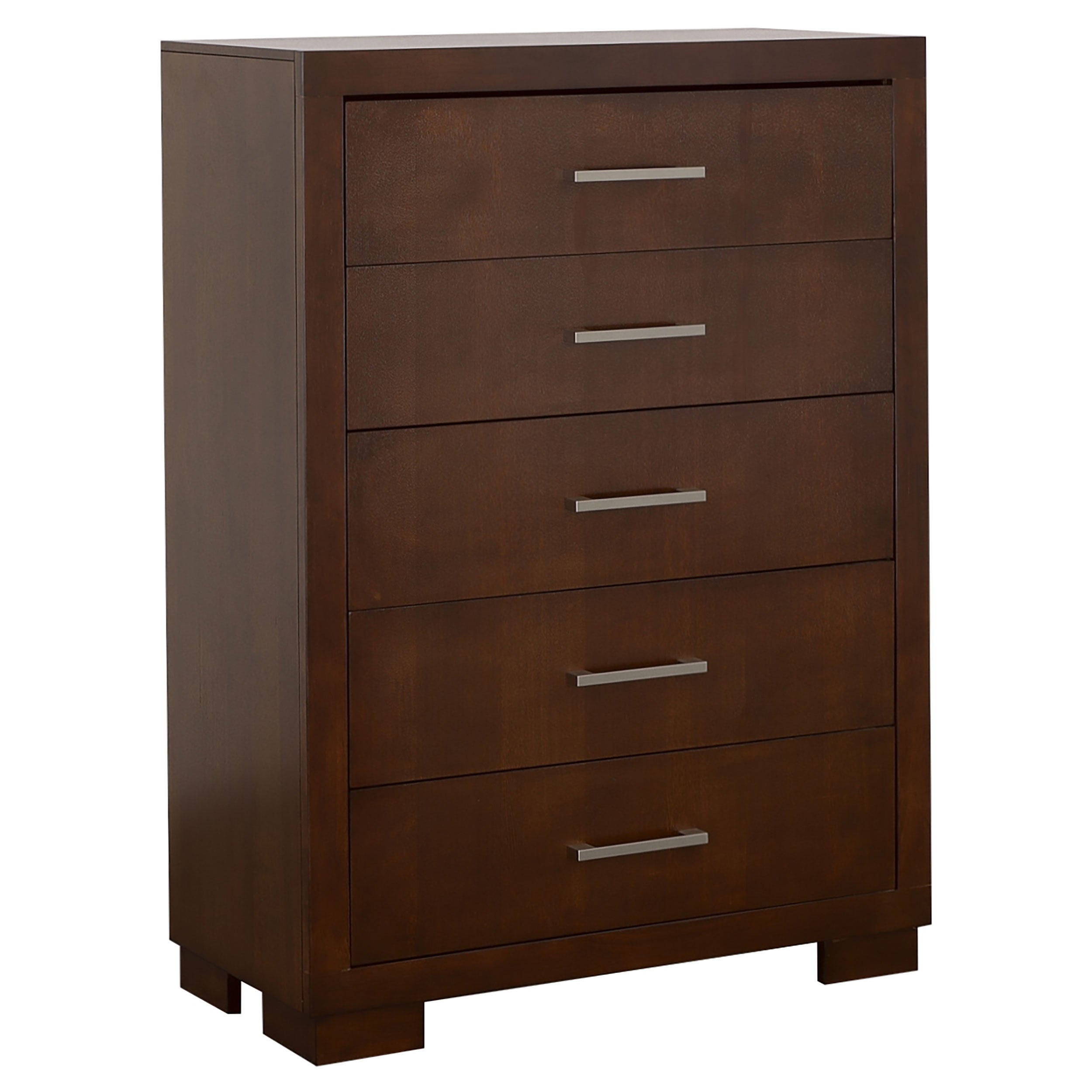 Orleans Furniture - Coaster - Jessica 5-drawer Bedroom Chest Cappuccino - 200715