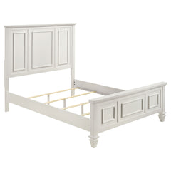 Orleans Furniture - Coaster - Sandy Beach Wood Queen Panel Bed Cream White - 201301Q