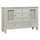 Orleans Furniture - Coaster - Sandy Beach 11-drawer Dresser Cream White - 201303