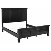 Orleans Furniture - Coaster - Sandy Beach 63-inch California King Wood Panel Bed Black - 201321KWN