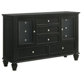 Orleans Furniture - Coaster - Sandy Beach 11-drawer Dresser Black - 201323