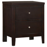 Orleans Furniture - Coaster - Carlton 2-drawer Nightstand Cappuccino - 202092