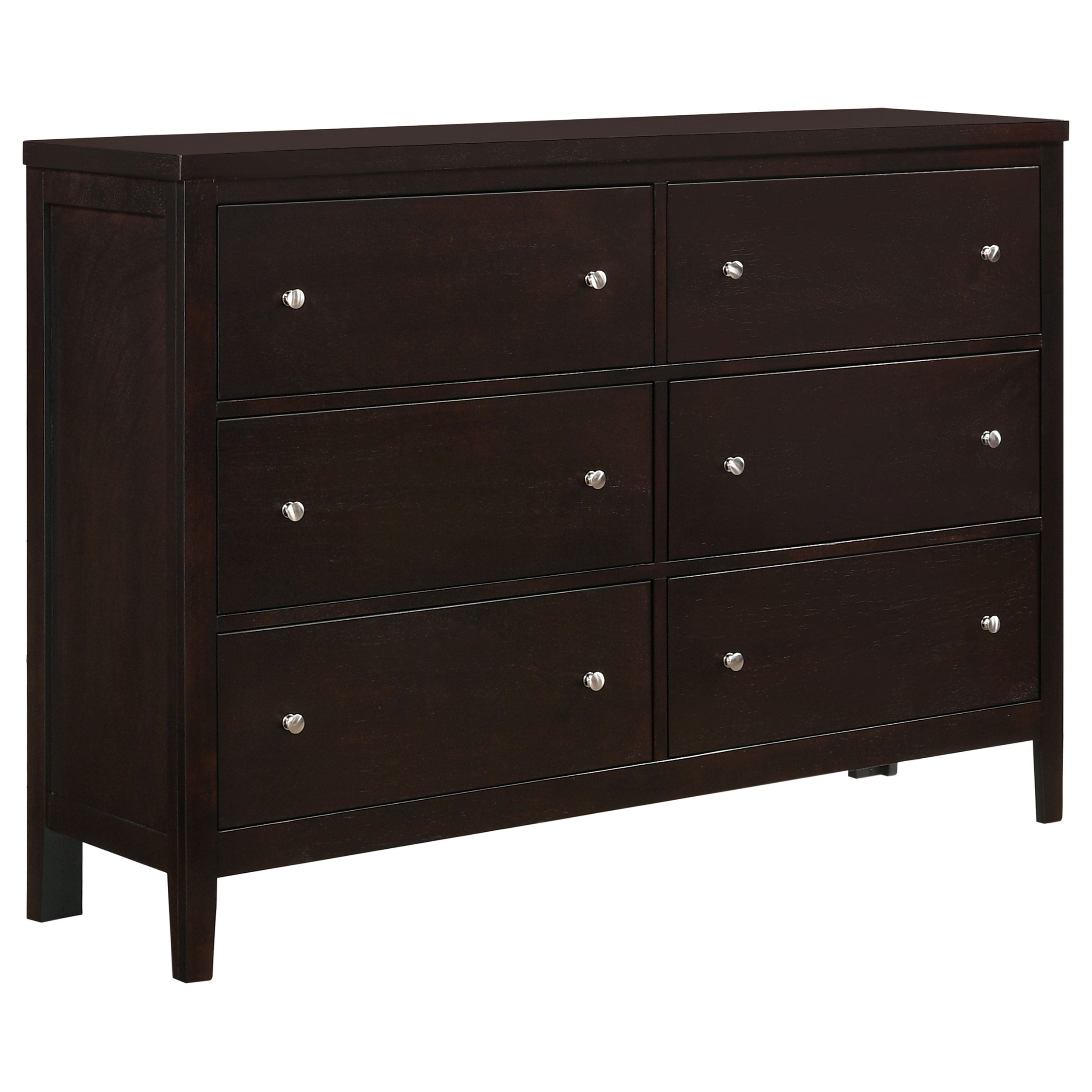 Orleans Furniture - Coaster - Carlton 6-drawer Dresser Cappuccino - 202093