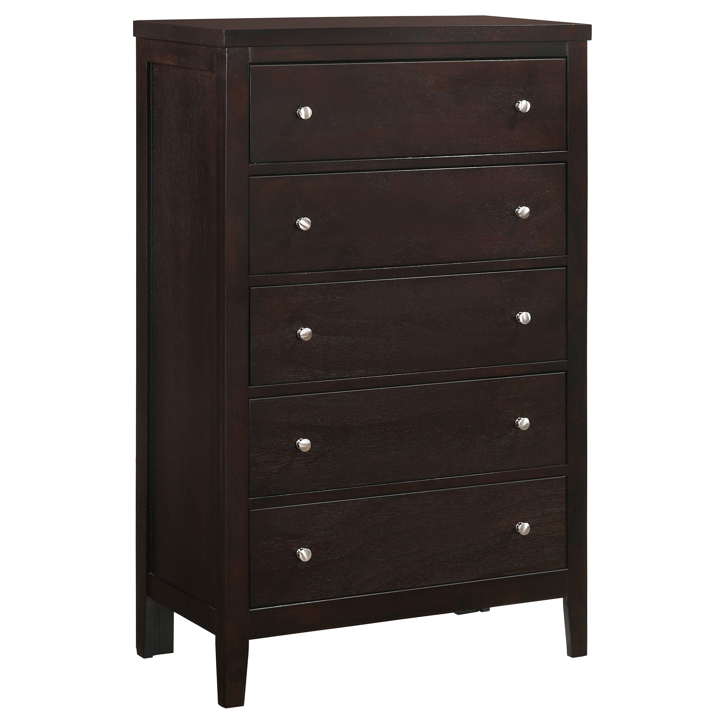 Orleans Furniture - Coaster - Carlton 5-drawer Bedroom Chest Cappuccino - 202095