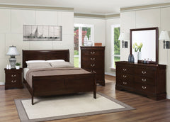 Orleans Furniture - Coaster - Louis Philippe 5-piece Queen Bedroom Set Cappuccino - 202411Q-S5