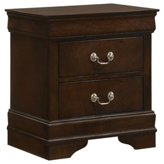 Orleans Furniture - Coaster - Louis Philippe 2-drawer Nightstand Cappuccino - 202412