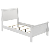 Orleans Furniture - Coaster - Louis Philippe 47-inch Twin Sleigh Panel Bed White - 202441T
