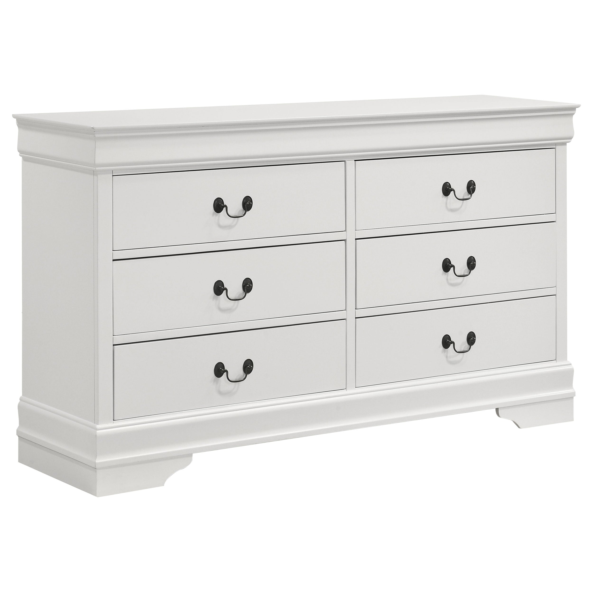 Orleans Furniture - Coaster - Louis Philippe 6-drawer Dresser White - 202443