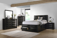 Orleans Furniture - Coaster - Briana 5-piece California King Bedroom Set Black - 202701KW-S5