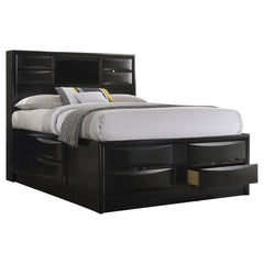 Orleans Furniture - Coaster - Briana Wood California King Storage Bookcase Bed Black - 202701KW
