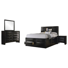 Briana 4-piece Queen Bedroom Set Black