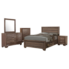 Orleans Furniture - Coaster - Kauffman 5-piece California King Bedroom Set Washed Taupe - 204190KW-S5
