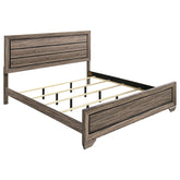 Orleans Furniture - Coaster - Kauffman Wood Eastern King Panel Bed Washed Taupe - 204191KE