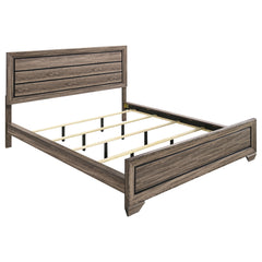 Orleans Furniture - Coaster - Kauffman Wood California King Panel Bed Washed Taupe - 204191KW
