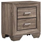 Orleans Furniture - Coaster - Kauffman 2-drawer Nightstand Washed Taupe - 204192