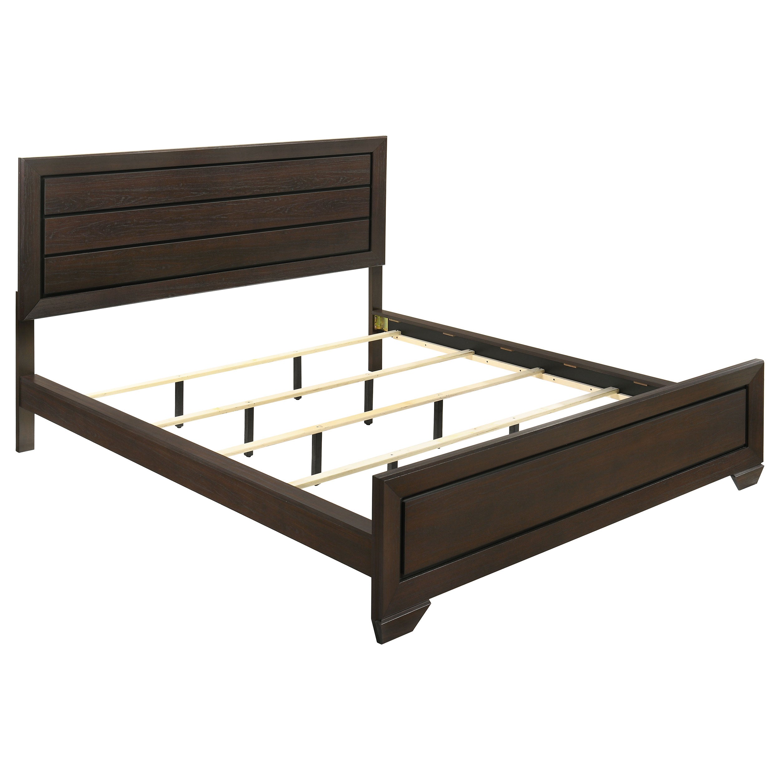 Orleans Furniture - Coaster - Kauffman Wood California King Panel Bed Dark Cocoa - 204391KW
