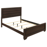 Orleans Furniture - Coaster - Kauffman Wood Queen Panel Bed Dark Cocoa - 204391Q