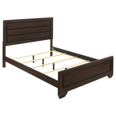 Orleans Furniture - Coaster - Kauffman Wood Queen Panel Bed Dark Cocoa - 204391Q