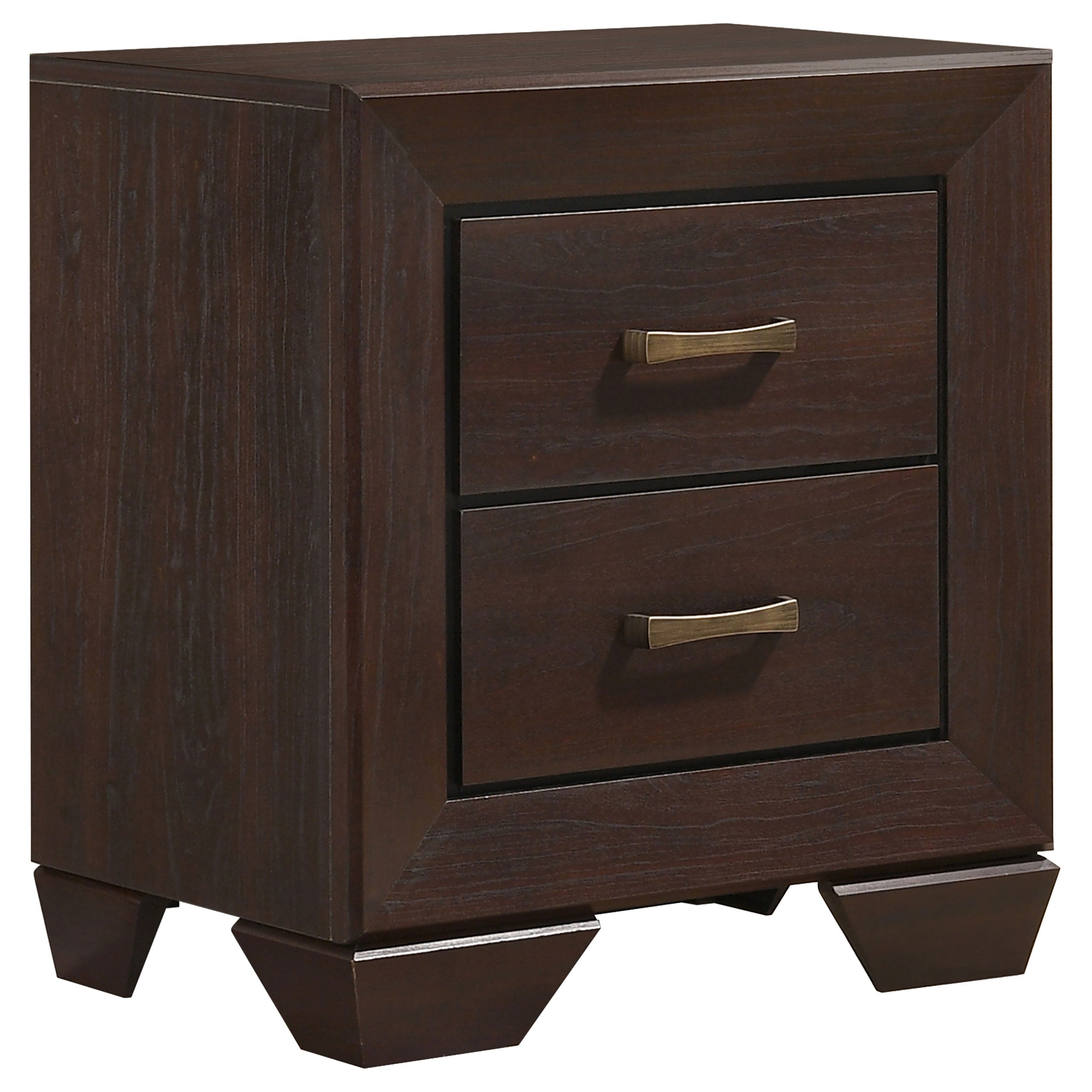 Orleans Furniture - Coaster - Kauffman 2-drawer Nightstand Dark Cocoa - 204392