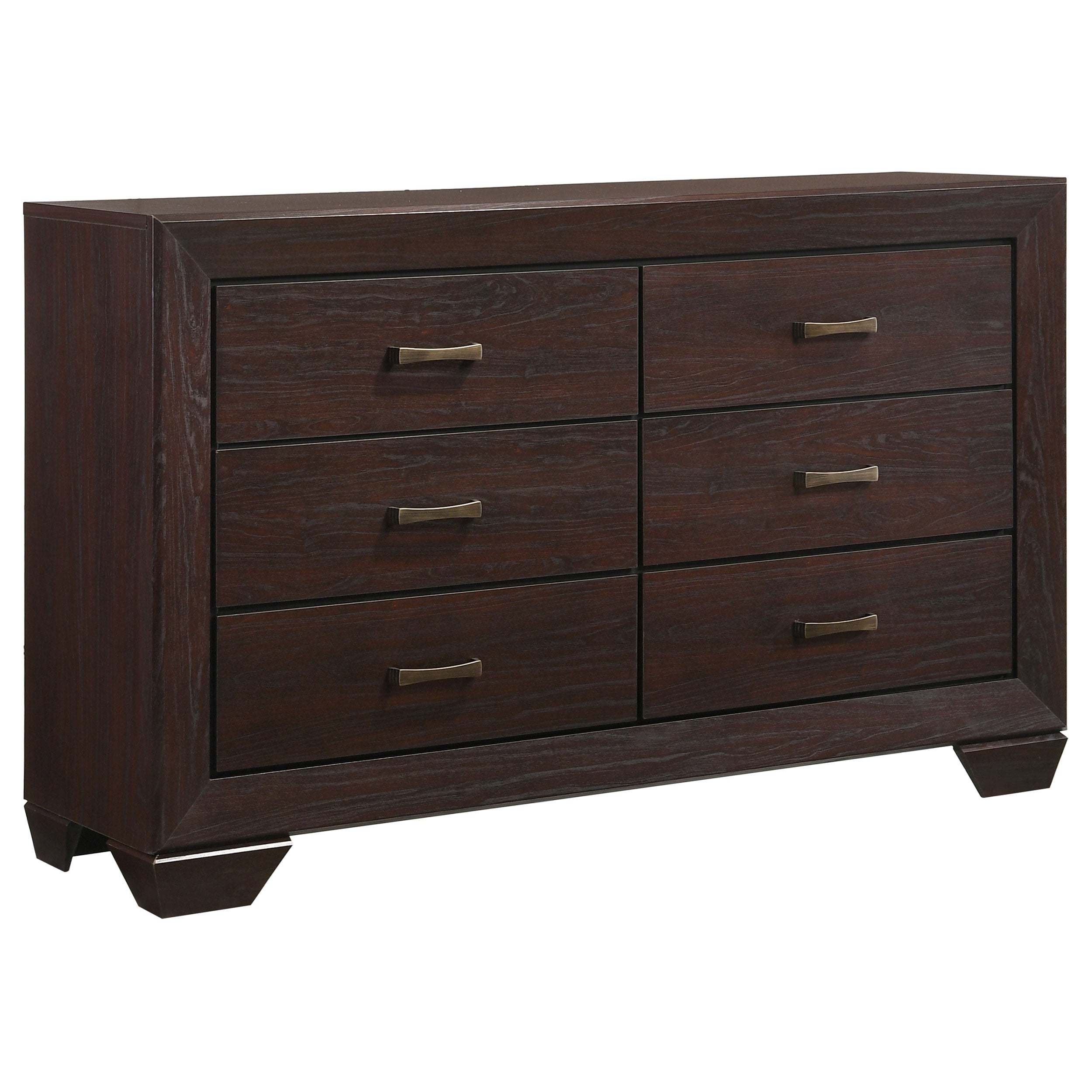 Orleans Furniture - Coaster - Kauffman 6-drawer Dresser Dark Cocoa - 204393