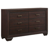 Orleans Furniture - Coaster - Kauffman 6-drawer Dresser Dark Cocoa - 204393