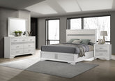 Orleans Furniture - Coaster - Miranda 4-piece Eastern King Bedroom Set White - 205110KE-S4