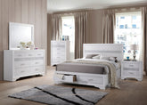 Orleans Furniture - Coaster - Miranda 5-piece Eastern King Bedroom Set White - 205111KE-S5
