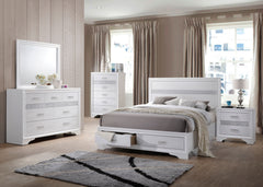 Orleans Furniture - Coaster - Miranda 5-piece California King Bedroom Set White - 205111KW-S5