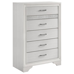 Orleans Furniture - Coaster - Miranda 5-drawer Bedroom Chest White - 205115